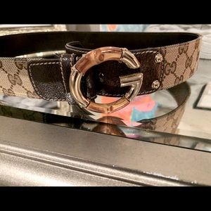 Gucci bamboo belt
